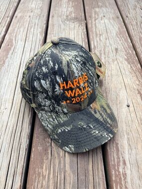 Kamala Harris Tim Walz 2024 Mossy Oak Camo Hat NWT